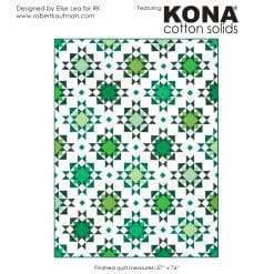 Clover Field - KONA Cotton Solids - Pattern