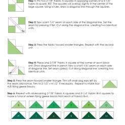 Clover Field - KONA Cotton Solids - Pattern - Image 4