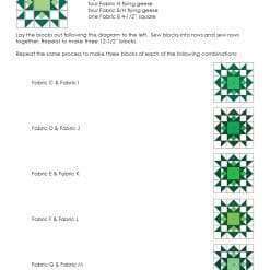 Clover Field - KONA Cotton Solids - Pattern - Image 6