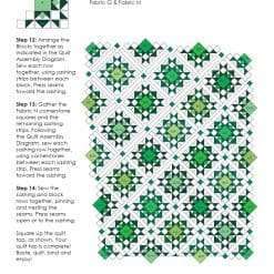 Clover Field - KONA Cotton Solids - Pattern - Image 8