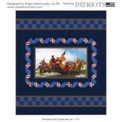 Crossing the Delaware - Patriots - Pattern