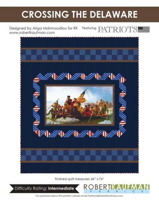 Crossing the Delaware - Patriots - Pattern