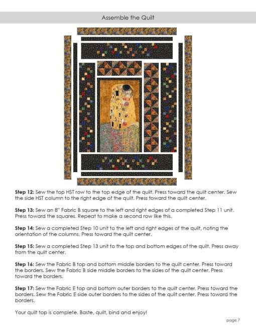 The Kiss - Gustav Klimt - Pattern - Image 7