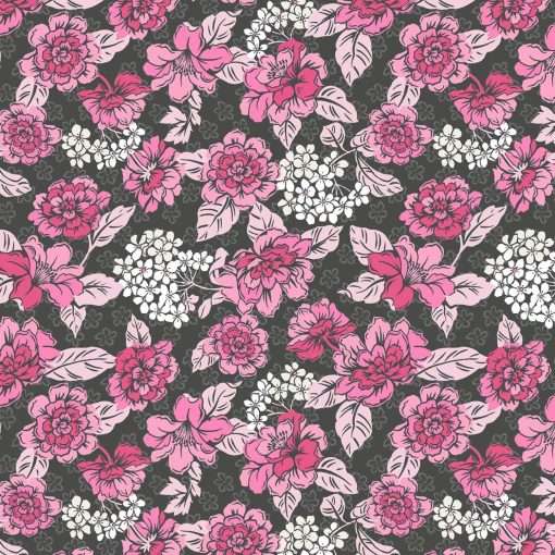 Windham Fabrics - Patches Of Hope - Cherish - Charcoal