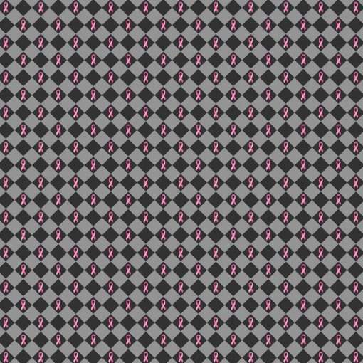 Windham Fabrics - Patches Of Hope - Checkerboard Ribbon - Charcoal
