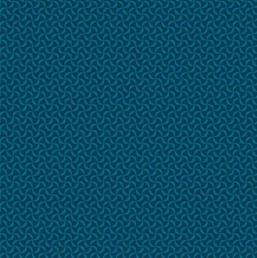 Benartex - Polar Attitude - Petite Pinwheels - Teal