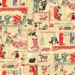 Quilt Kit - Vintage Whisper From Santa - 63" X 75" Vintage Santa Panel Throw Quilt - Top And Binding - Image 4