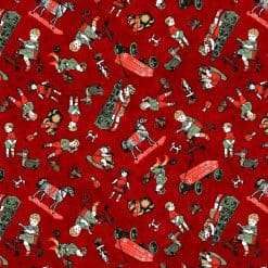 Studio E - Vintage Whisper From Santa - Vintage Toy Toss - Red