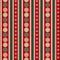 Quilt Kit - Vintage Whisper From Santa - 63" X 75" Vintage Santa Panel Throw Quilt - Top And Binding - Image 10