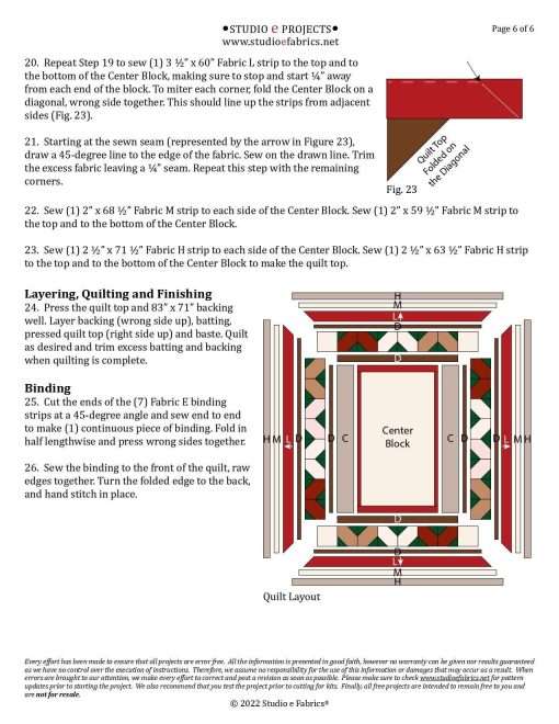 Vintage Whisper From Santa - Quilt 1 - Pattern - Image 6