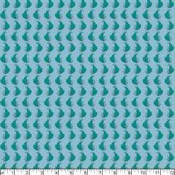 Alternative view of Clothworks - Bird Brain - Bird Stripe - Light Blue