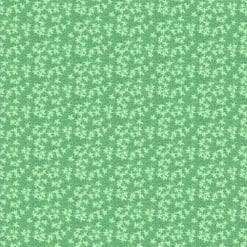 Clothworks - Bird Brain - Mini Flowers - Mint