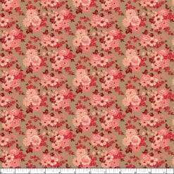 Alternative view of Wilmington Prints - Blushing Blooms - Floral Bouquets - Dark Beige