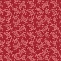 Wilmington Prints - Blushing Blooms - Dotted Floral - Dark Pink