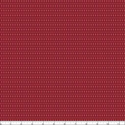 Wilmington Prints - Blushing Blooms - Rain Stripe - Red/Pink - Image 2
