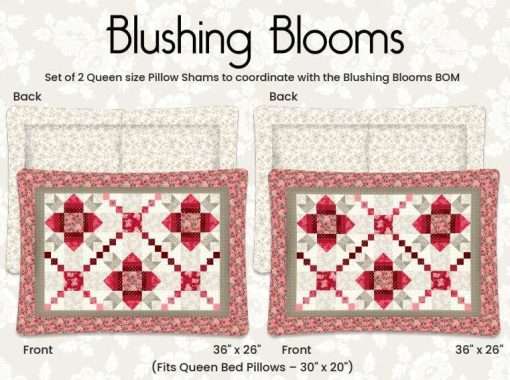 Wilmington Prints - Blushing Blooms - Rain Stripe - Red/Pink - Image 5
