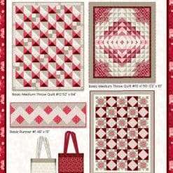 Wilmington Prints - Blushing Blooms - Rain Stripe - Red/Pink - Image 8