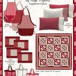 Wilmington Prints - Blushing Blooms - Rain Stripe - Red/Pink - Image 7
