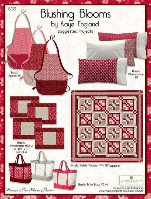 Wilmington Prints - Blushing Blooms - Rain Stripe - Red/Pink - Image 7