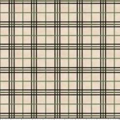 Alternative view of Wilmington Prints - Oh My Gourd - Plaid - Cream
