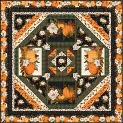 Quilt Kit - Oh My Gourd - 58" X 58" Fall/Thanksgiving Table Topper Quilt - Top & Binding