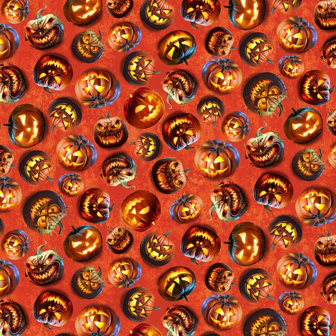 Michael Miller - Nightmare At Halloween - Pumpkin Toss  - Orange
