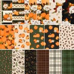 Wilmington Prints - Oh My Gourd - Leaves & Acorns - Cream - Image 3