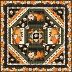 Wilmington Prints - Oh My Gourd - Leaves & Acorns - Cream - Image 4