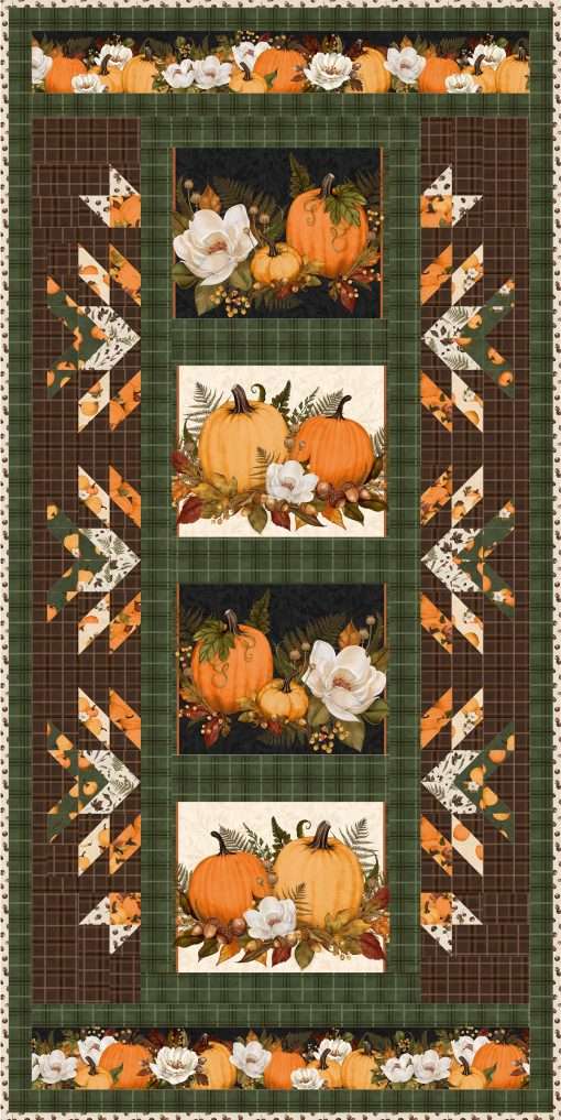 Wilmington Prints - Oh My Gourd - Leaves & Acorns - Cream - Image 6