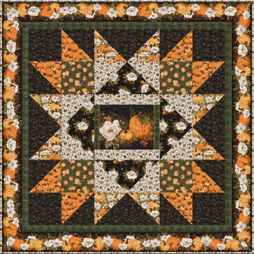 Wilmington Prints - Oh My Gourd - Leaves & Acorns - Cream - Image 8