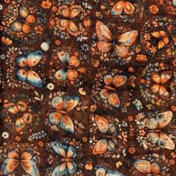 Quilting Treasures - Harvest Hollow - Butterflies - Burnt Umber