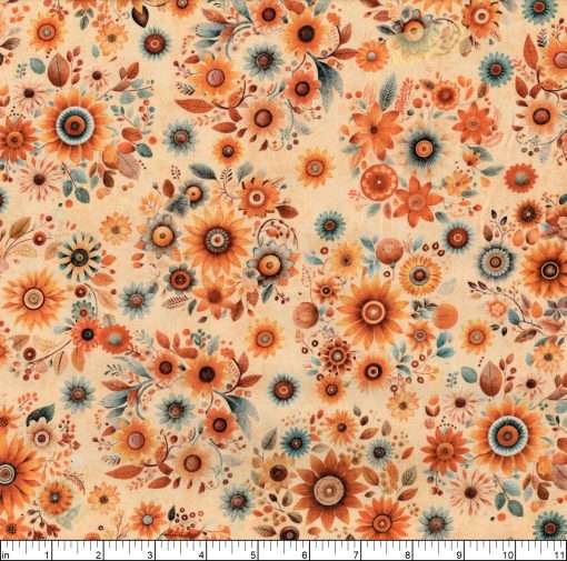 Quilting Treasures - Harvest Hollow - Fall Bouquets - Wheat - Image 2