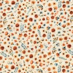 Quilting Treasures - Harvest Hollow - Ditzy Floral - Cream