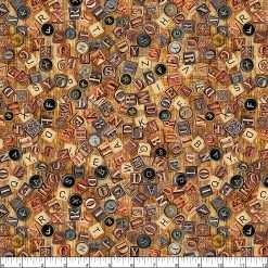 Alternative view of Quilting Treasures - Book Club - Letters - Rust