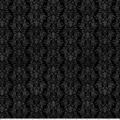 Alternative view of Wilmington Prints - Cardinal Charm - Damask - Black