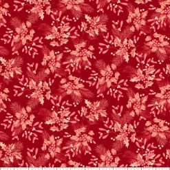 Alternative view of Studio E - Holiday Feather & Flourish - Holly And Mistletoe - Red