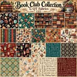 Quilting Treasures - Book Club - Bookshelf Border Stripe - Multi - Image 3